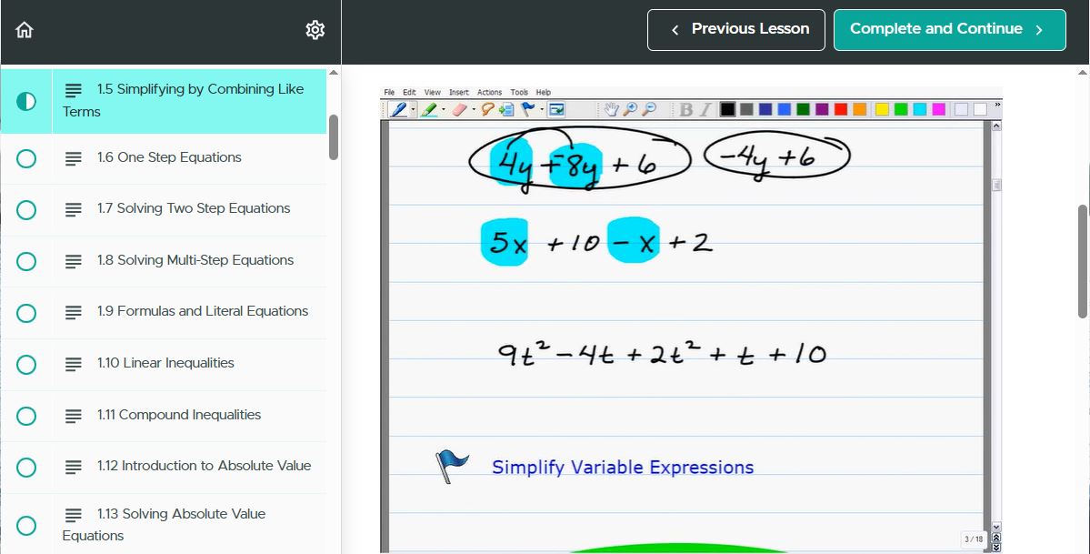 Math Lesson