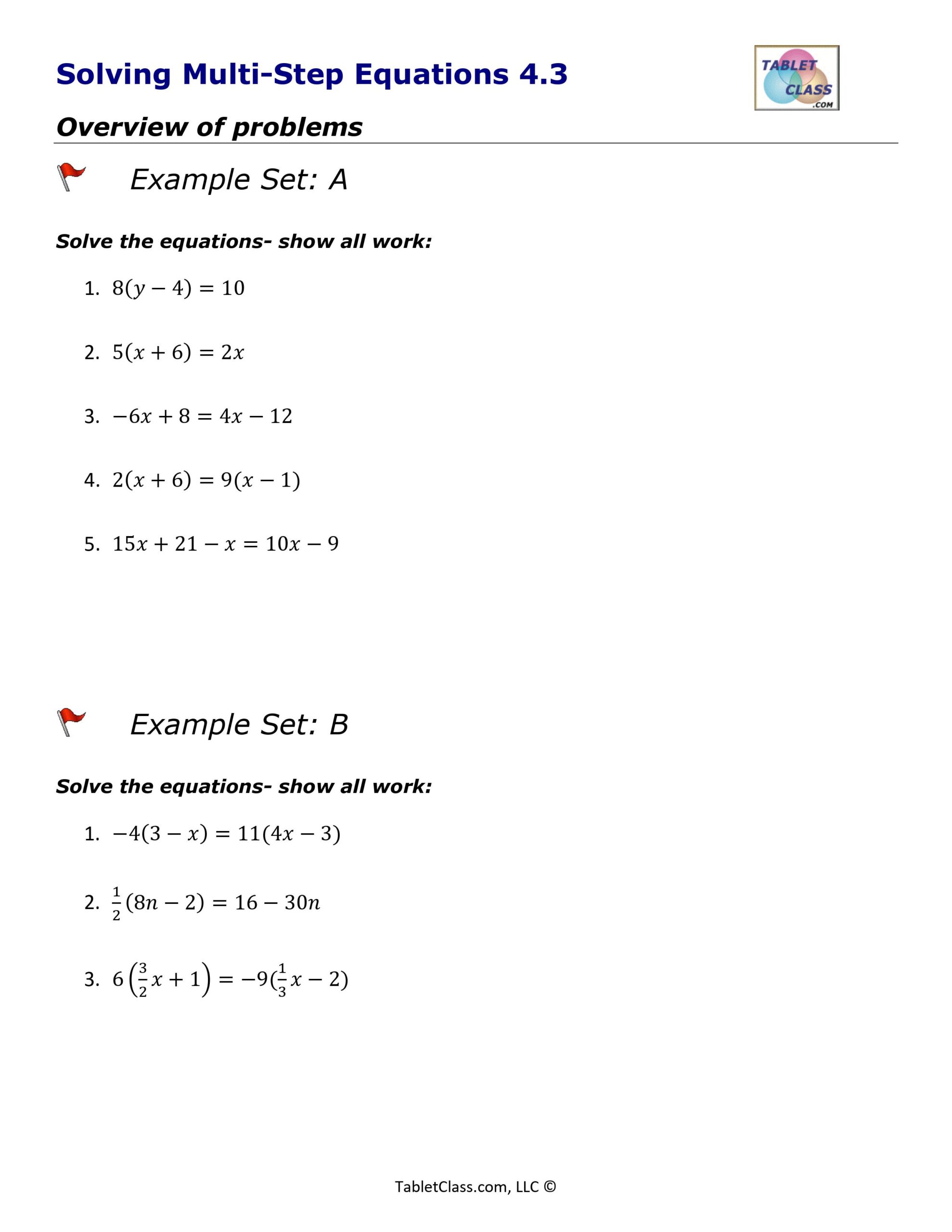 PA Multi Step Equations 791x1024 1